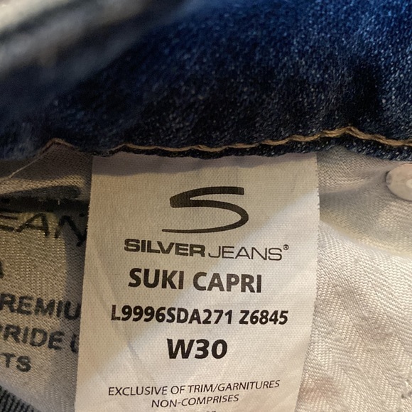SILVER Suki Capris (if rolled) or cropped jeans - Picture 4 of 7